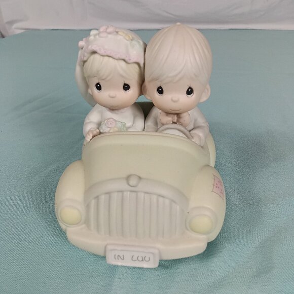 E3-2 Wedding Figurine Wishing You Roads of Happiness Precious Moments Valentines - Picture 1 of 7